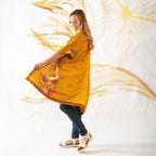 Amara Short Sari Duster – Recycled, Flowy & Eco-Friendly
