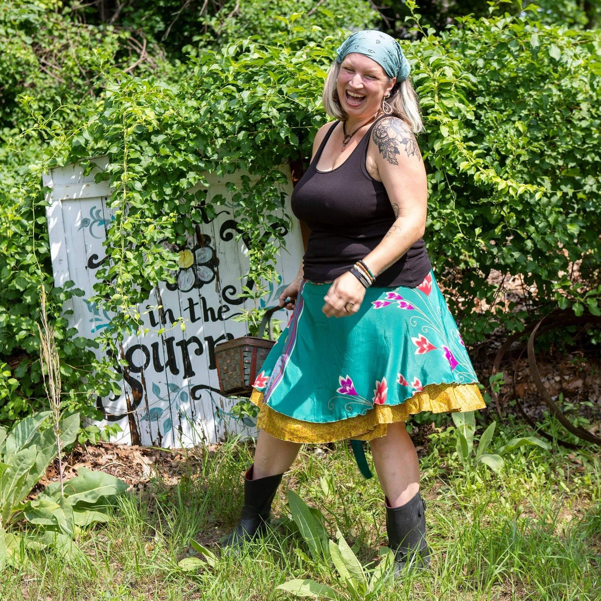The Original Sari Wrap Skirt – Recycled, Reversible & Size-Inclusive