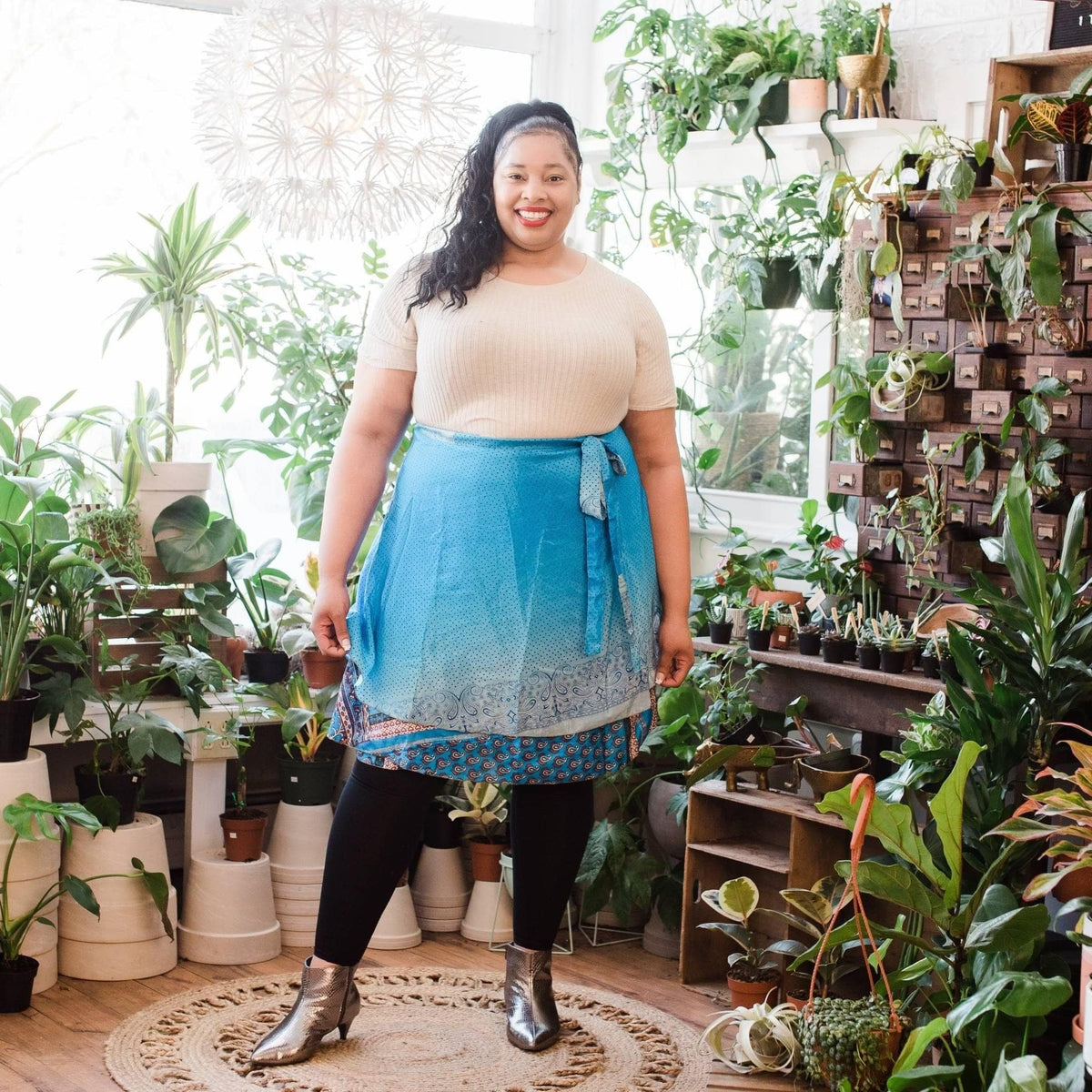 The Original Sari Wrap Skirt – Recycled, Reversible & Size-Inclusive