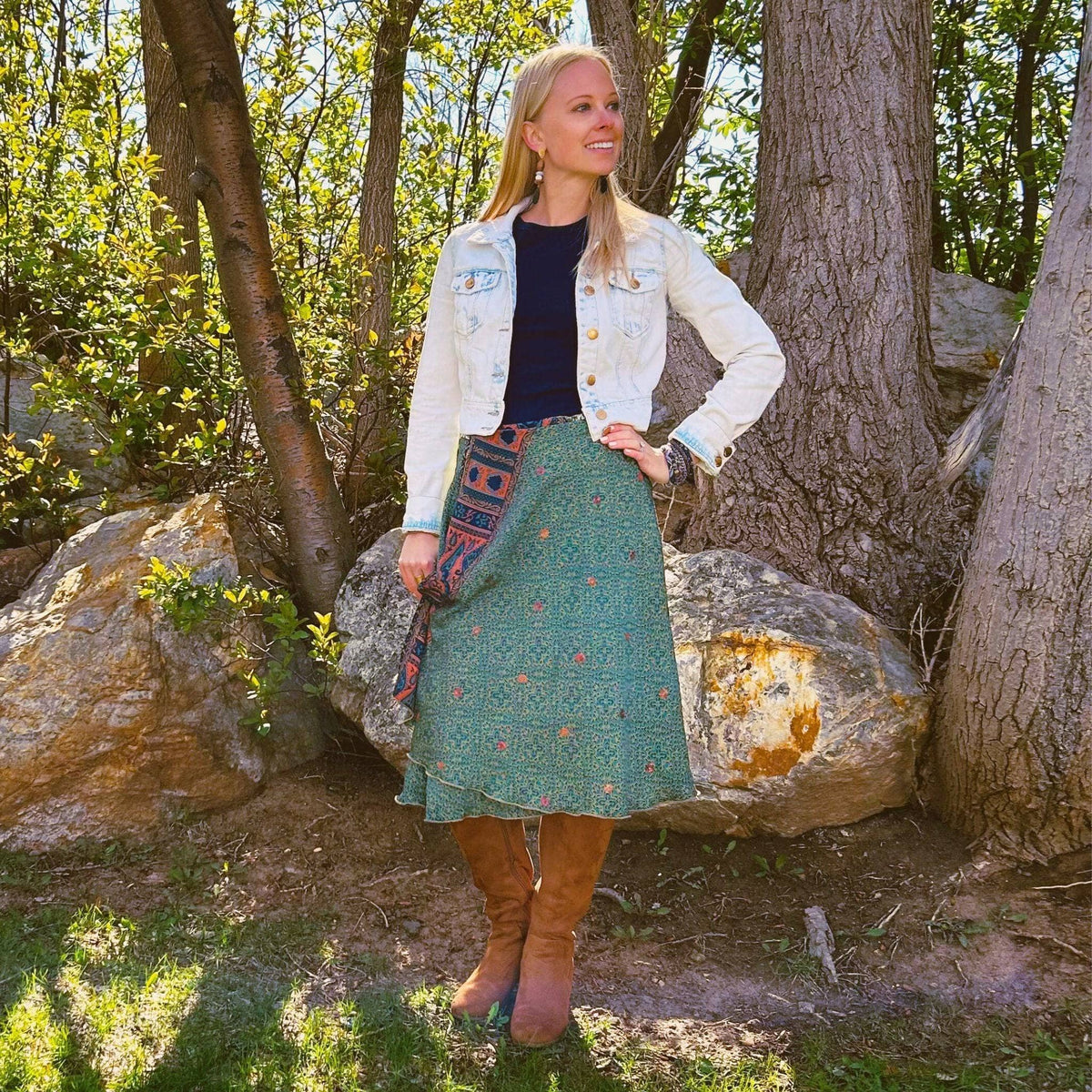 The Original Sari Wrap Skirt – Recycled, Reversible & Size-Inclusive