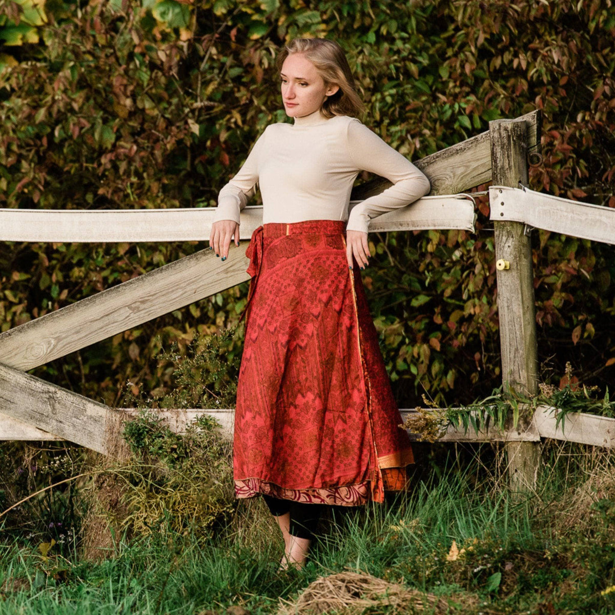 The Original Sari Wrap Skirt – Recycled, Reversible & Size-Inclusive
