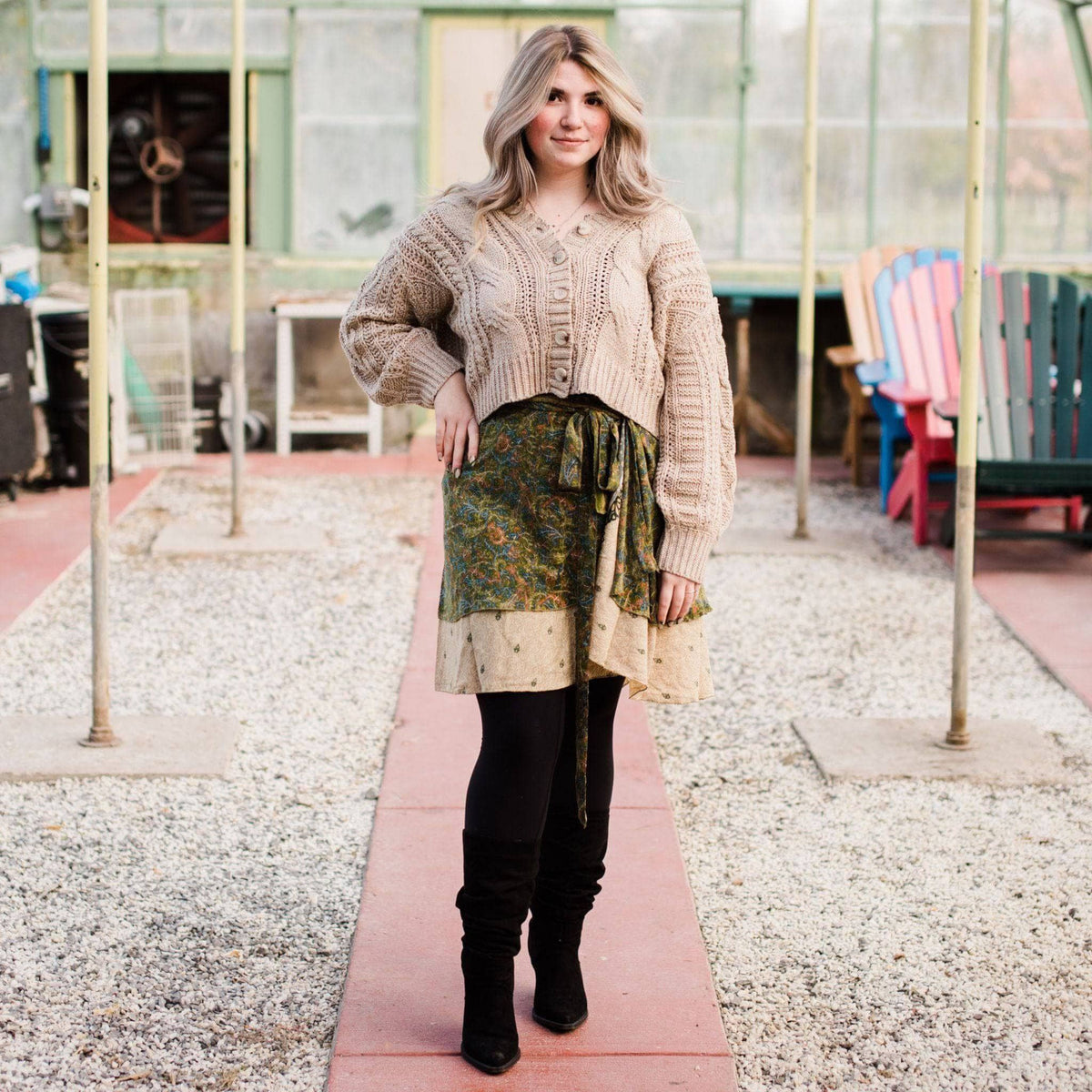 The Original Sari Wrap Skirt – Recycled, Reversible & Size-Inclusive