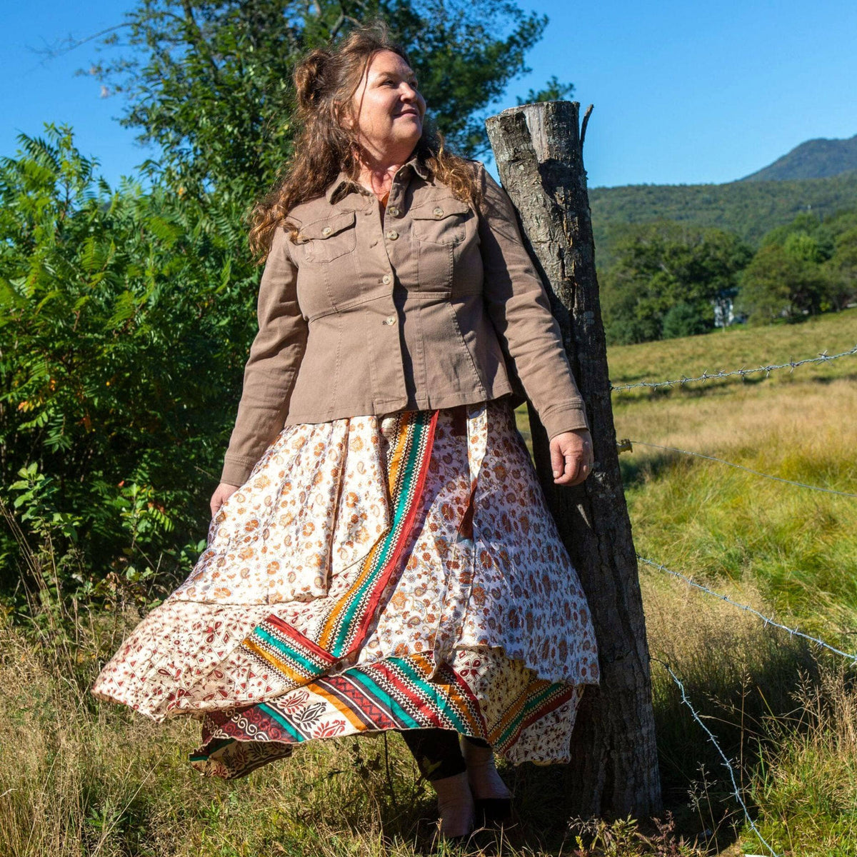 The Original Sari Wrap Skirt – Recycled, Reversible & Size-Inclusive