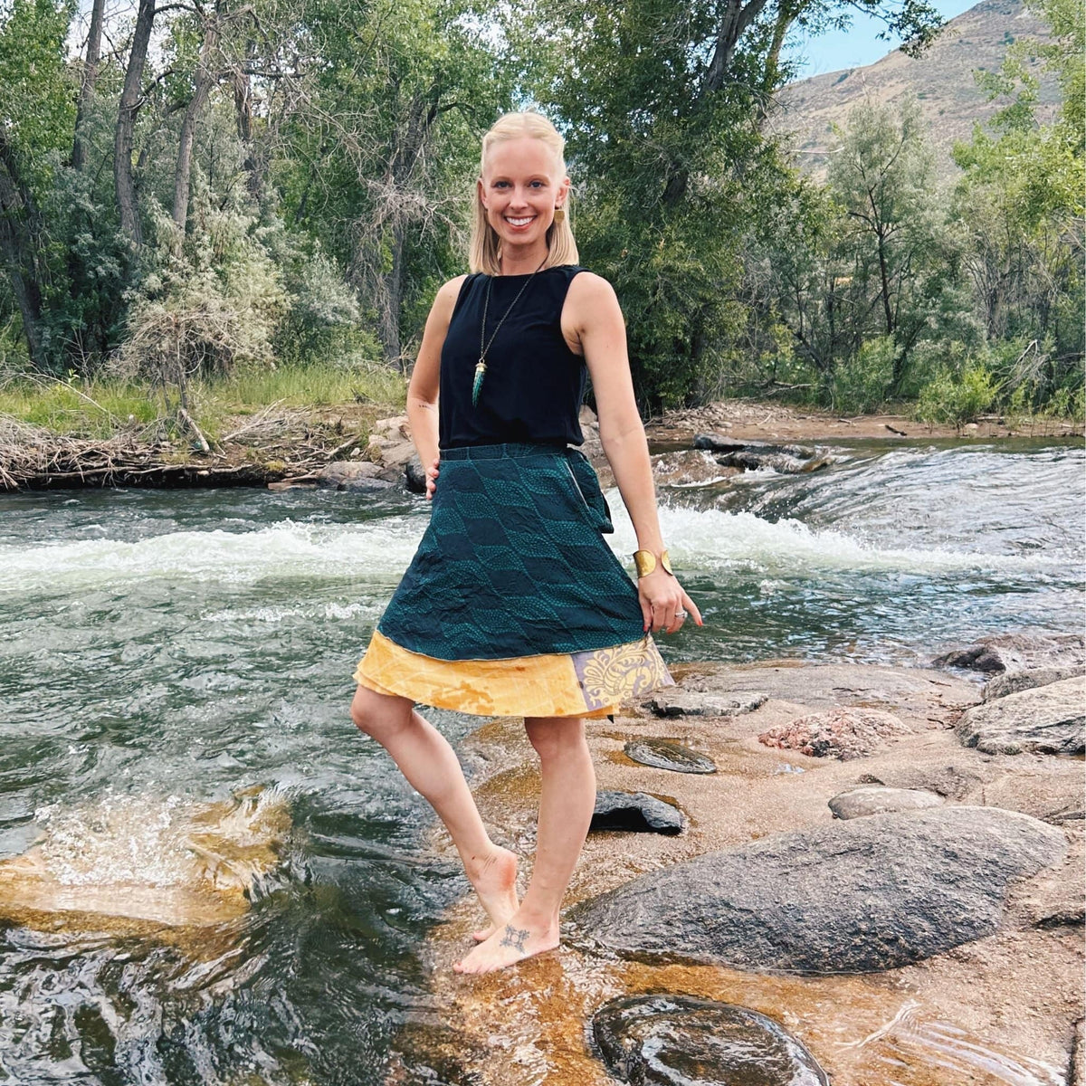 The Original Sari Wrap Skirt – Recycled, Reversible & Size-Inclusive