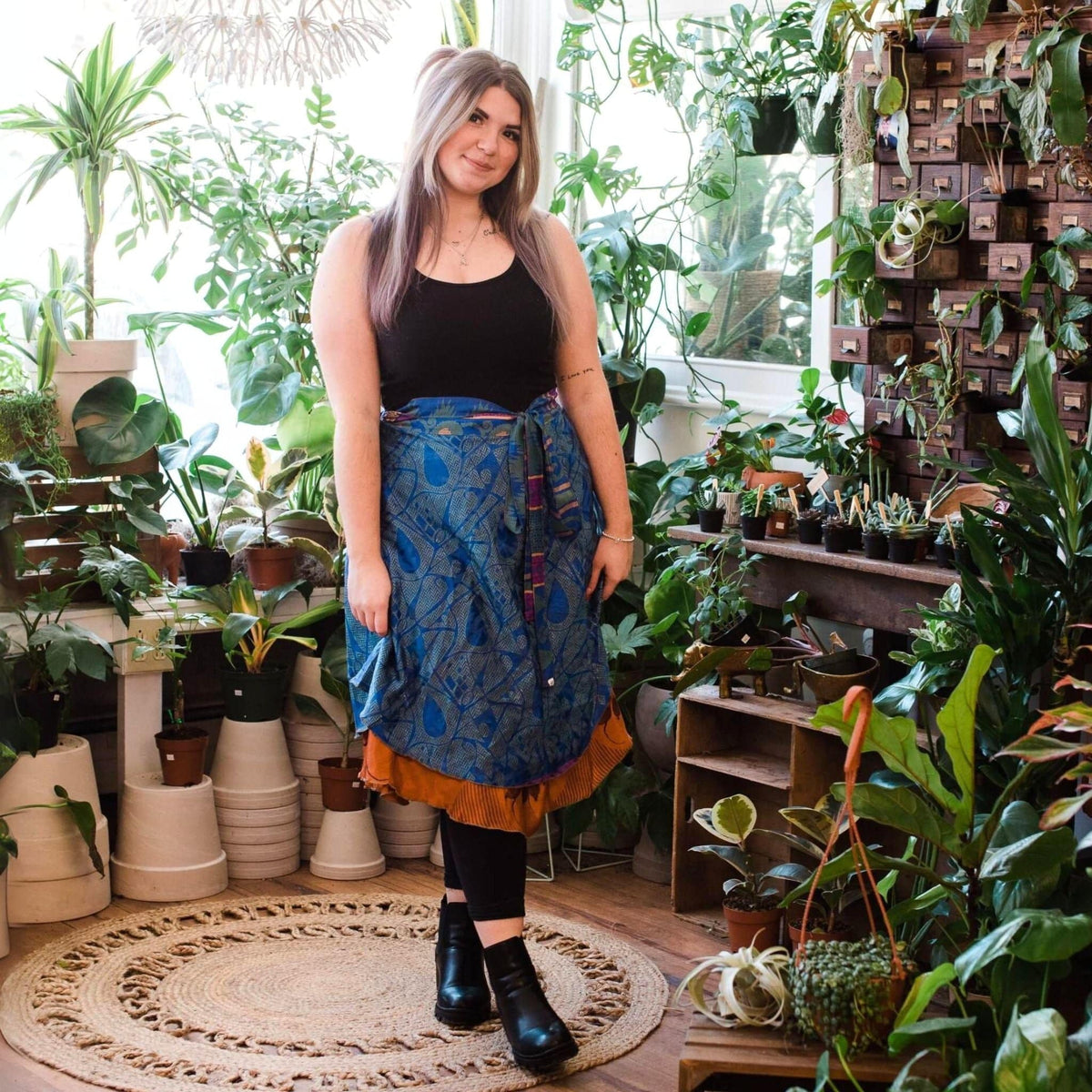 The Original Sari Wrap Skirt – Recycled, Reversible & Size-Inclusive