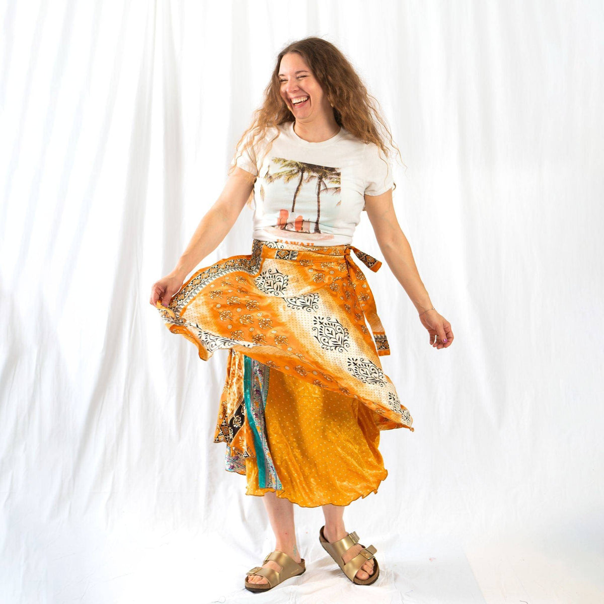 The Original Sari Wrap Skirt – Recycled, Reversible & Size-Inclusive