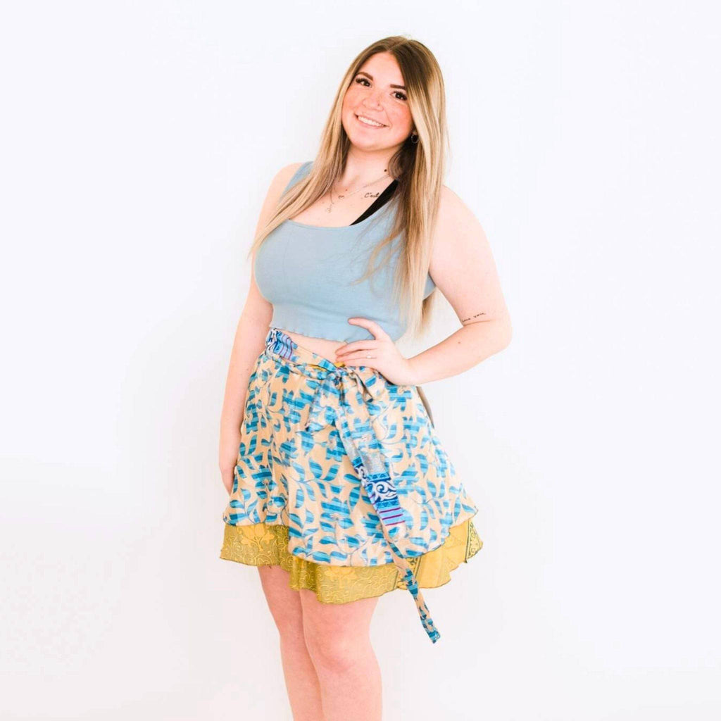 The Original Sari Wrap Skirt – Recycled, Reversible & Size-Inclusive
