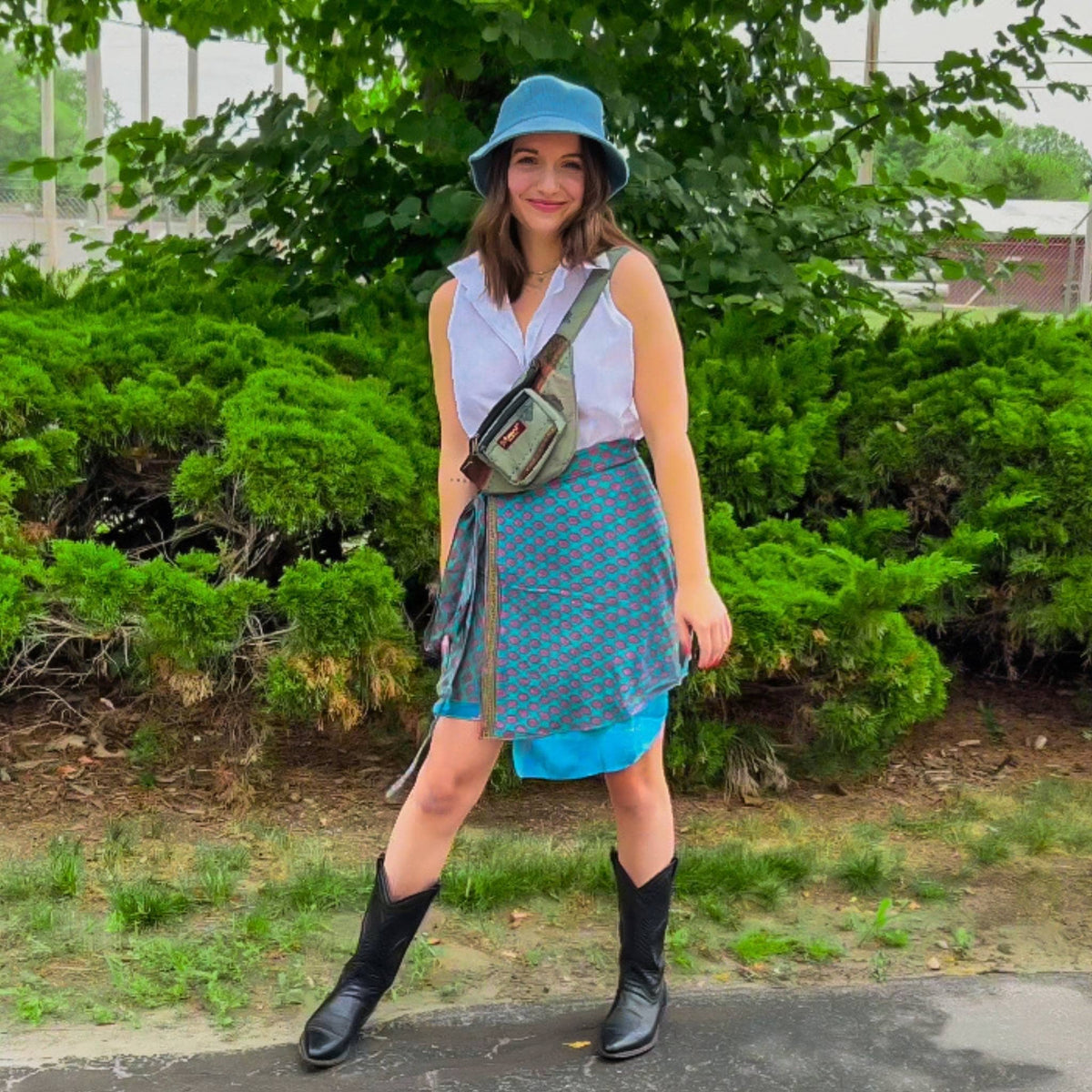 The Original Sari Wrap Skirt – Recycled, Reversible & Size-Inclusive