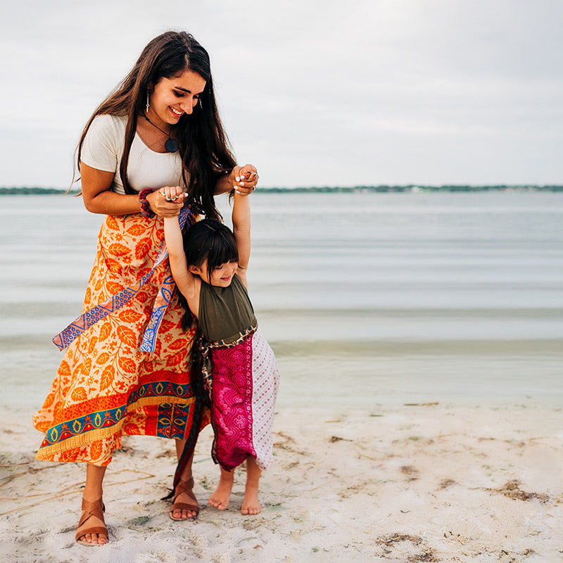 The Original Sari Wrap Skirt – Recycled, Reversible & Size-Inclusive