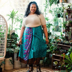 The Original Sari Wrap Skirt – Recycled, Reversible & Size-Inclusive