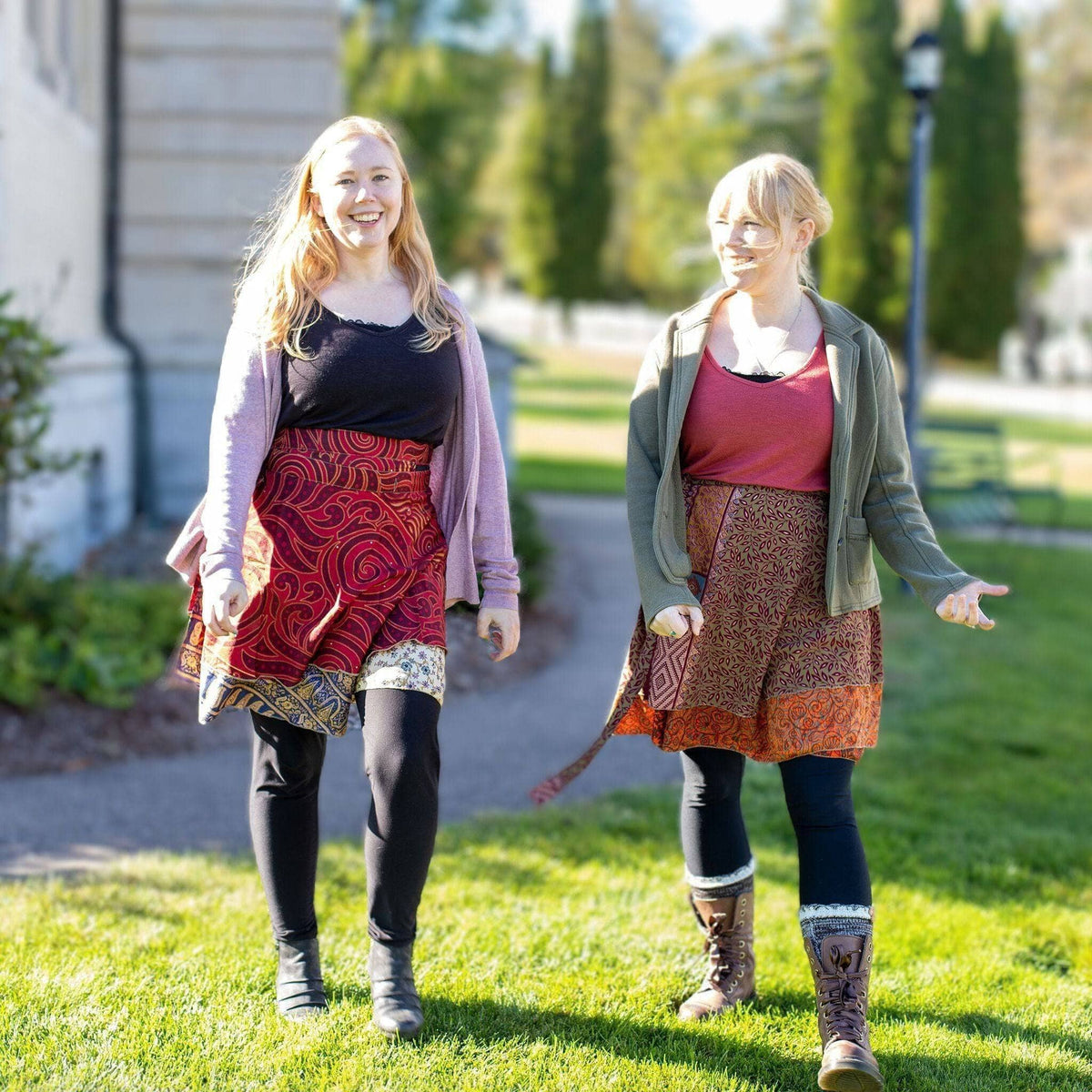The Original Sari Wrap Skirt – Recycled, Reversible & Size-Inclusive