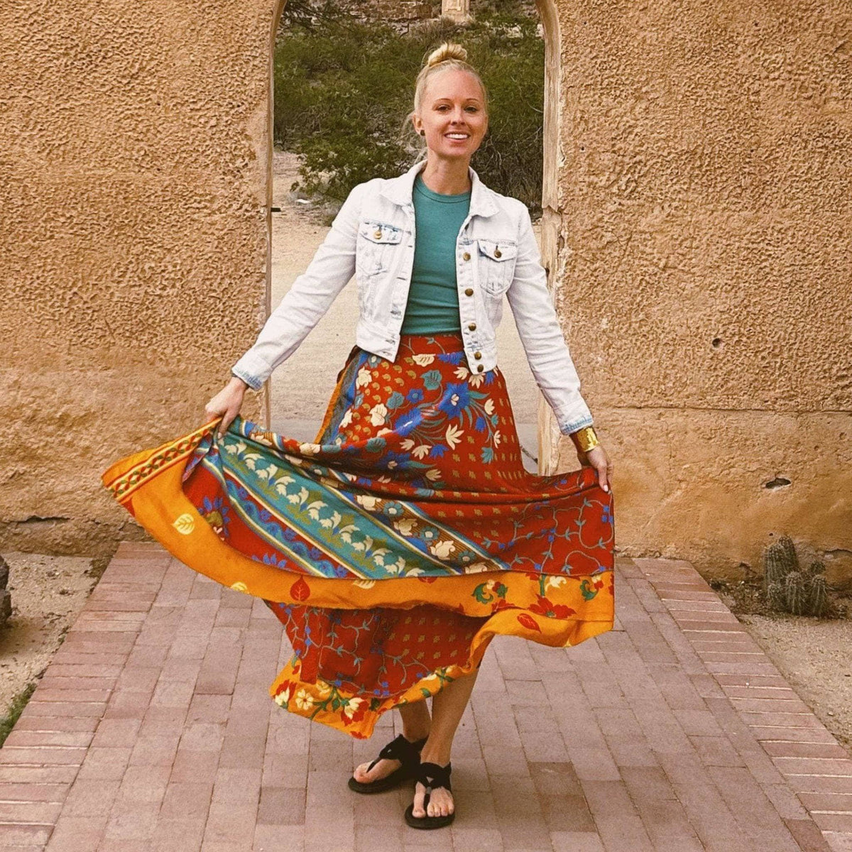 The Original Sari Wrap Skirt – Recycled, Reversible & Size-Inclusive
